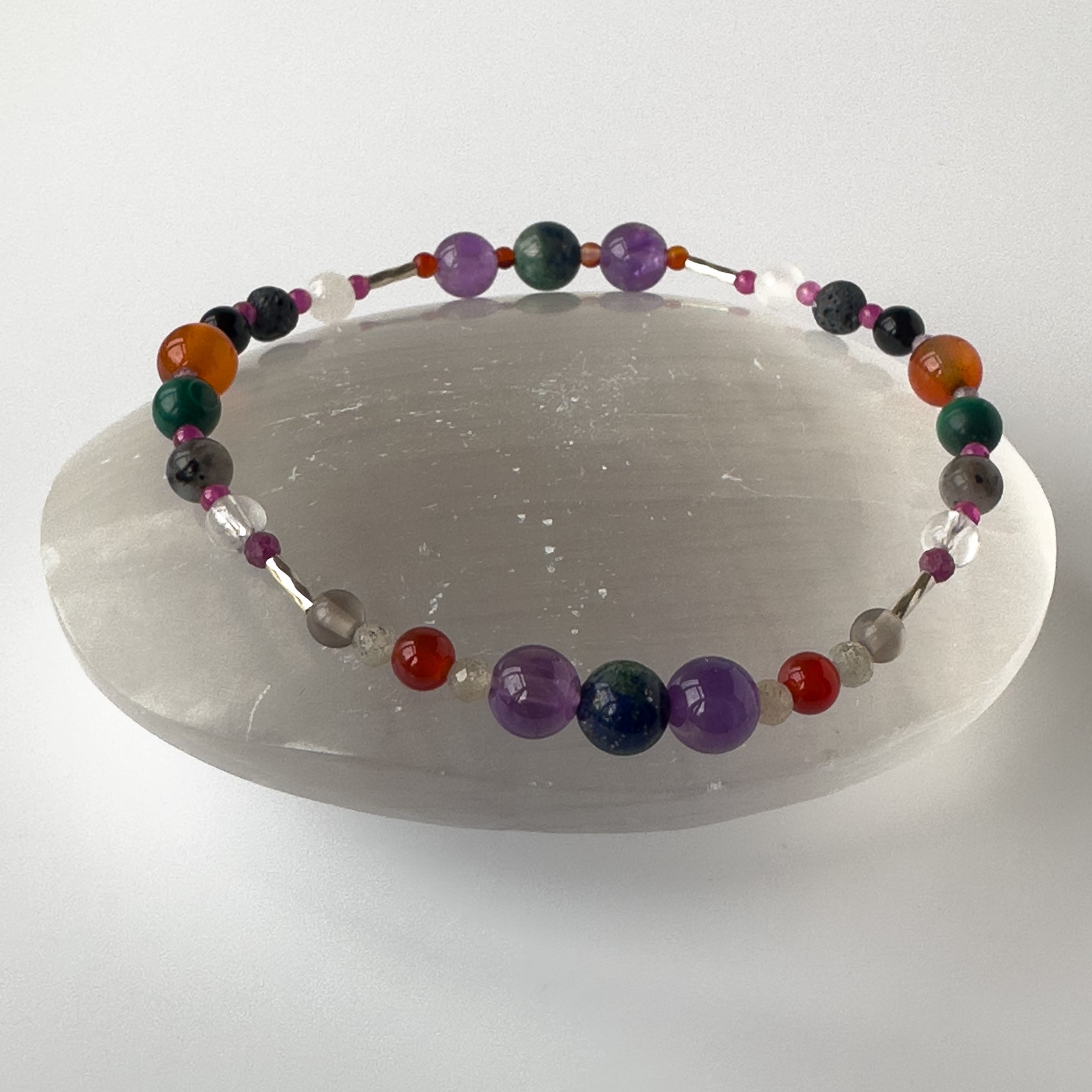 Capricorn Crystal Healing bracelet for Grief & Loss support