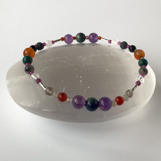 Capricorn Crystal Healing bracelet for Grief & Loss support