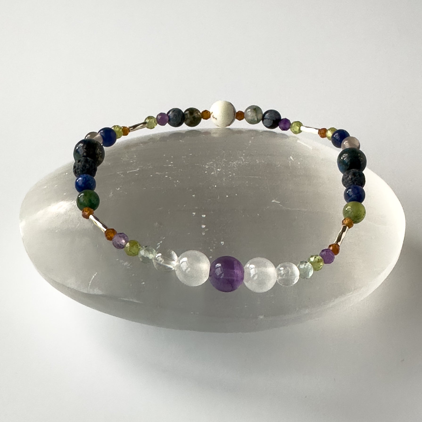 Capricorn Healing Crystal bracelet for Stress