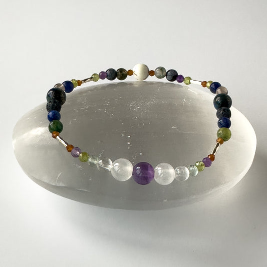Capricorn Healing Crystal bracelet for Stress