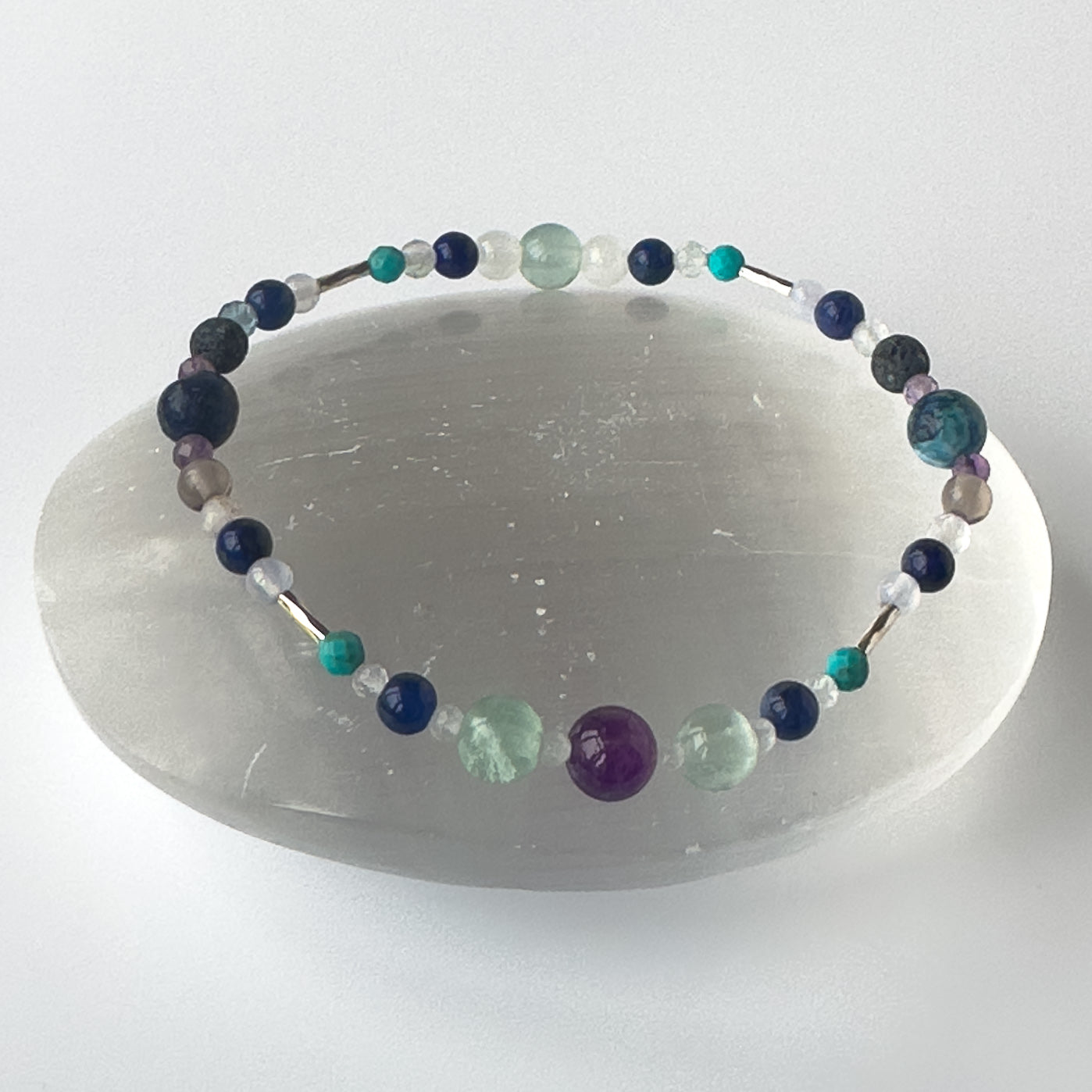 Capricorn Healing Crystal bracelet for Anxiety