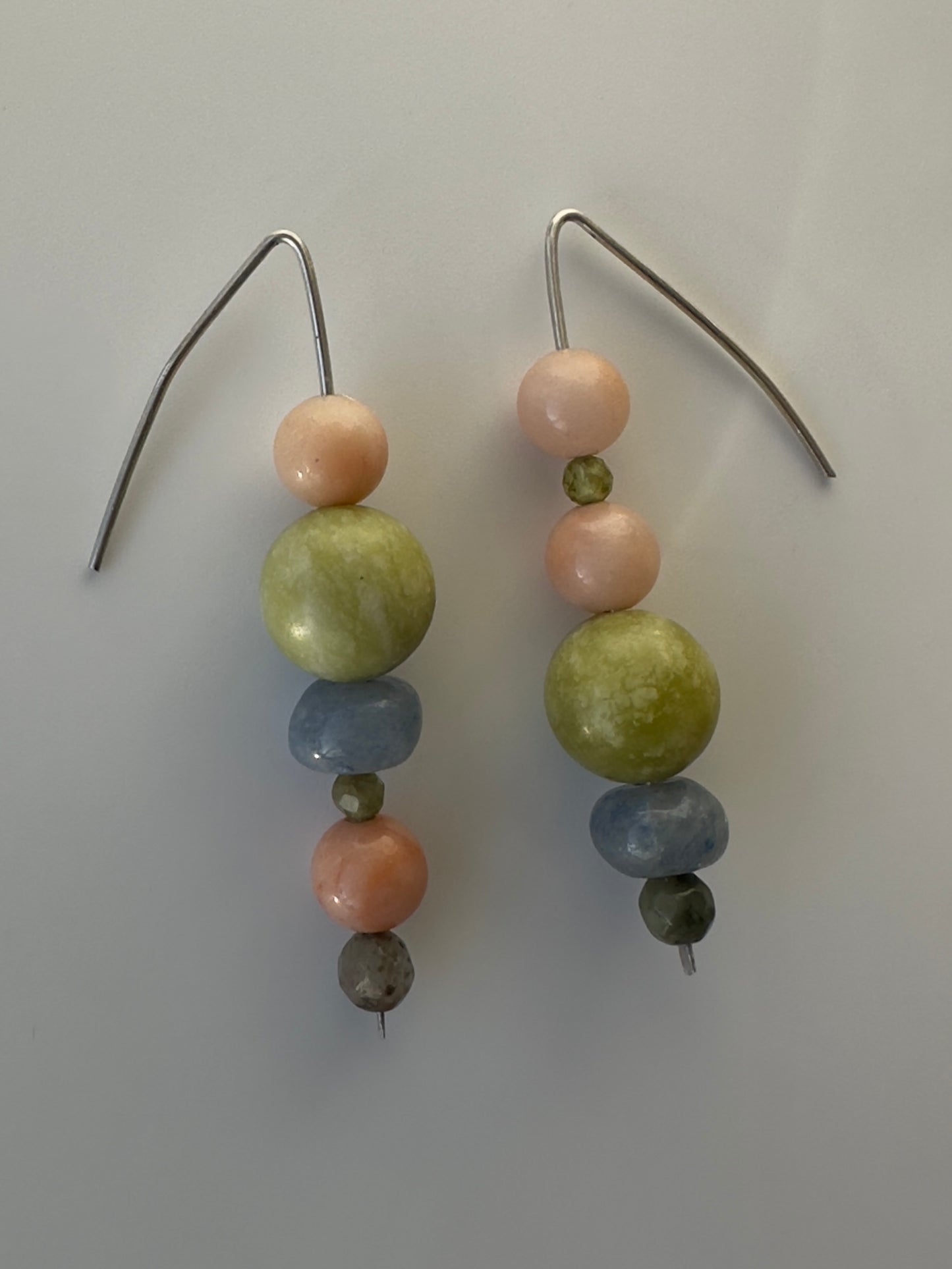 Leo birthstone Healing Crystal earrings for calm and stress relief
