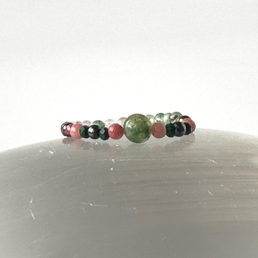 Scorpio birthstone Healing Crystal ring for Love and Compassion
