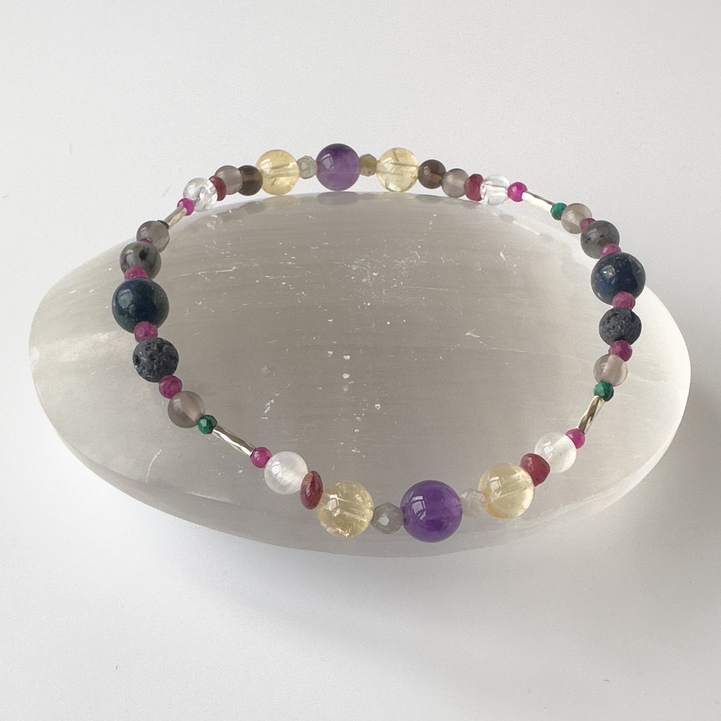 Sagittarius Healing Crystal bracelet for Grief & Loss support