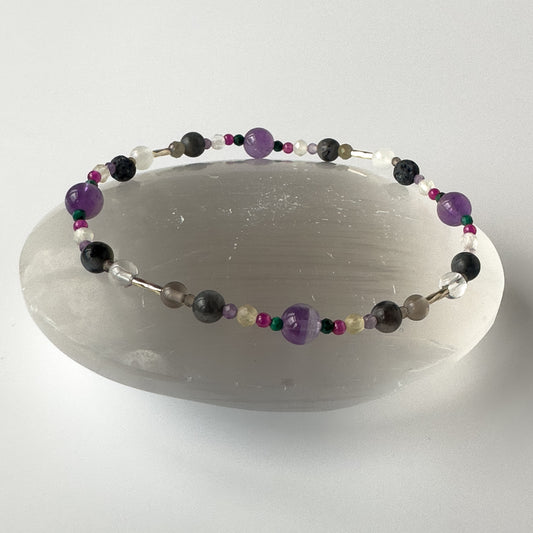 Scorpio Healing Crystal bracelet for Grief & Loss support