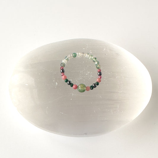 Scorpio birthstone Healing Crystal ring for Love and Compassion
