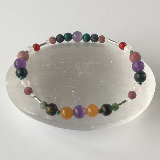 Taurus Crystal Healing bracelet for Grief & Loss support