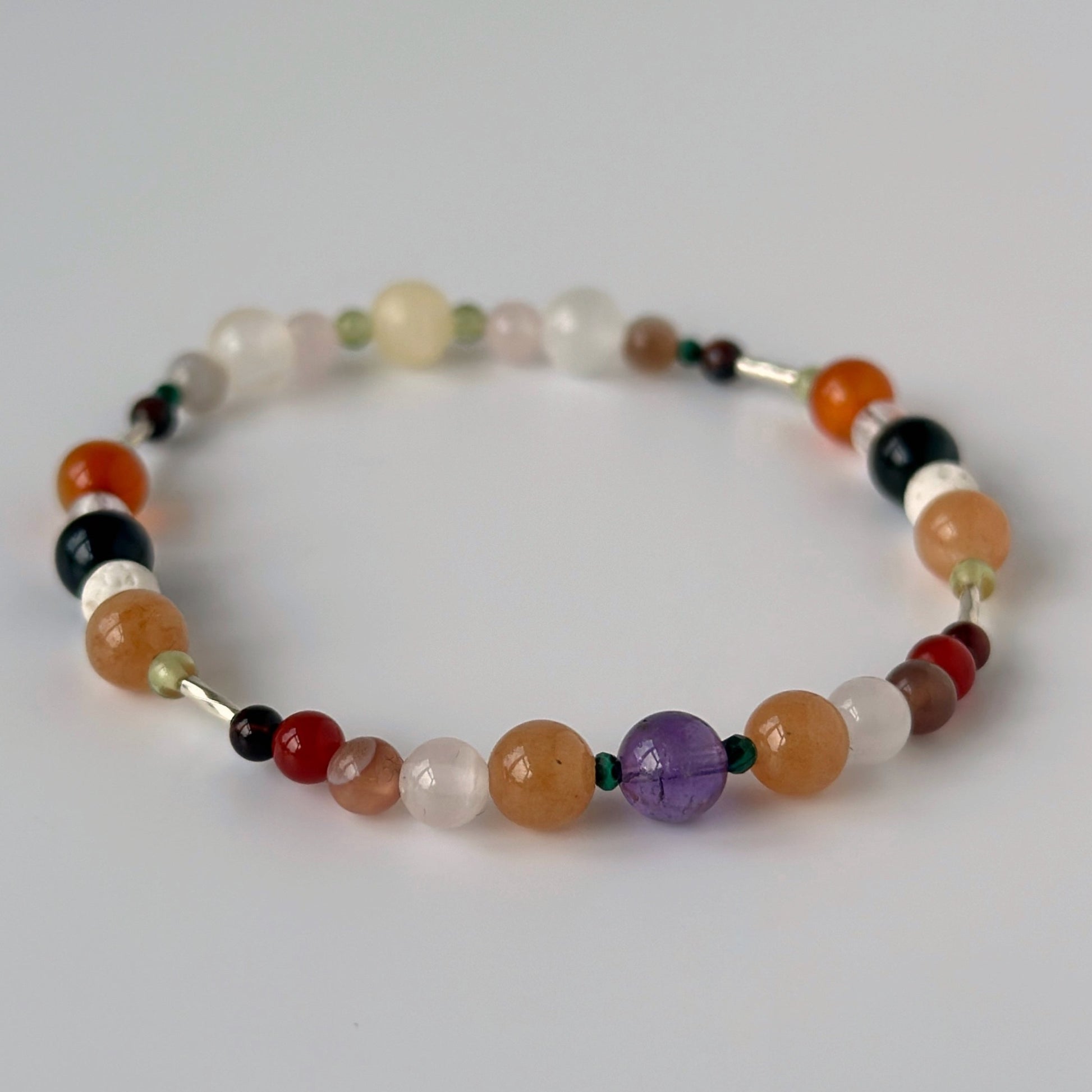 Taurus Handmade Healing Crystal bracelet for Willpower