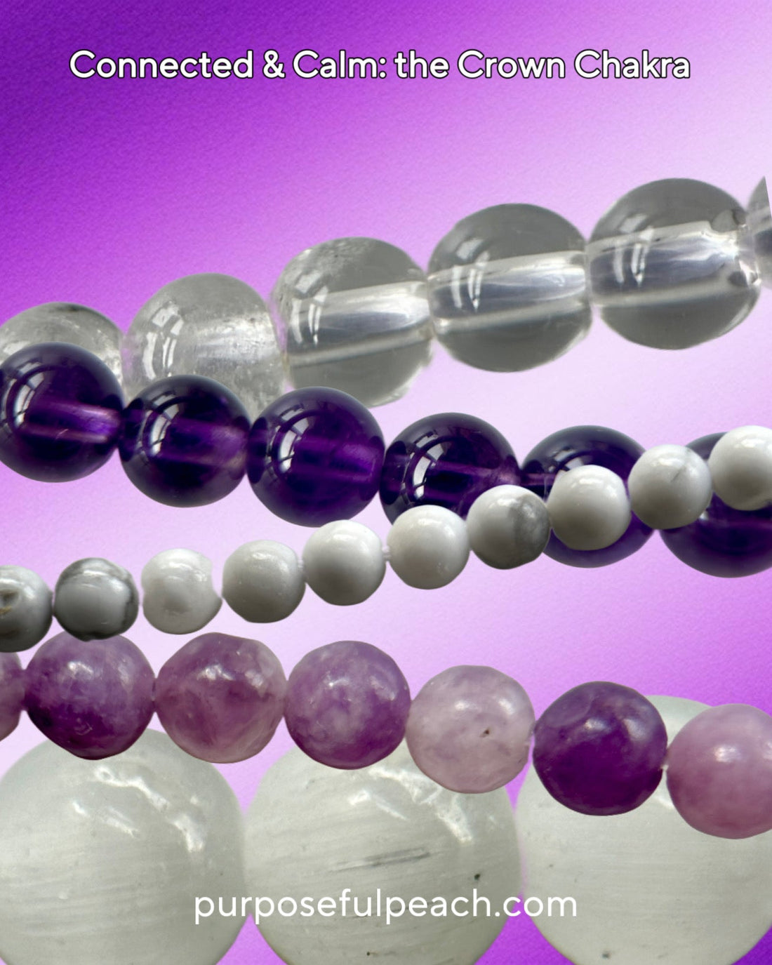 Connected and Calm: A Gentle Guide to the Crown Chakra and its Healing Crystals