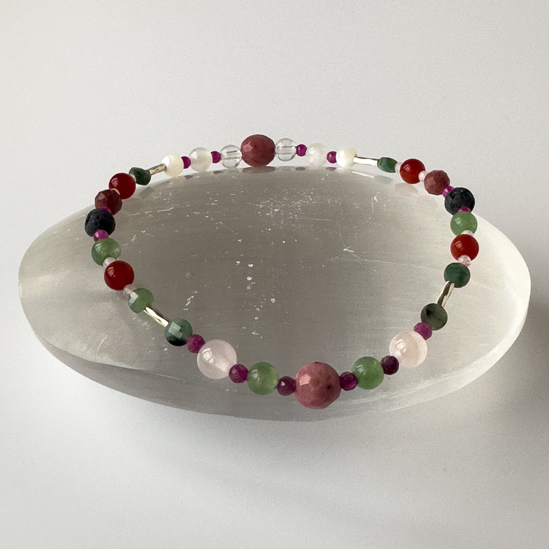 Cancer Healing Crystal bracelet for Grief & Loss support