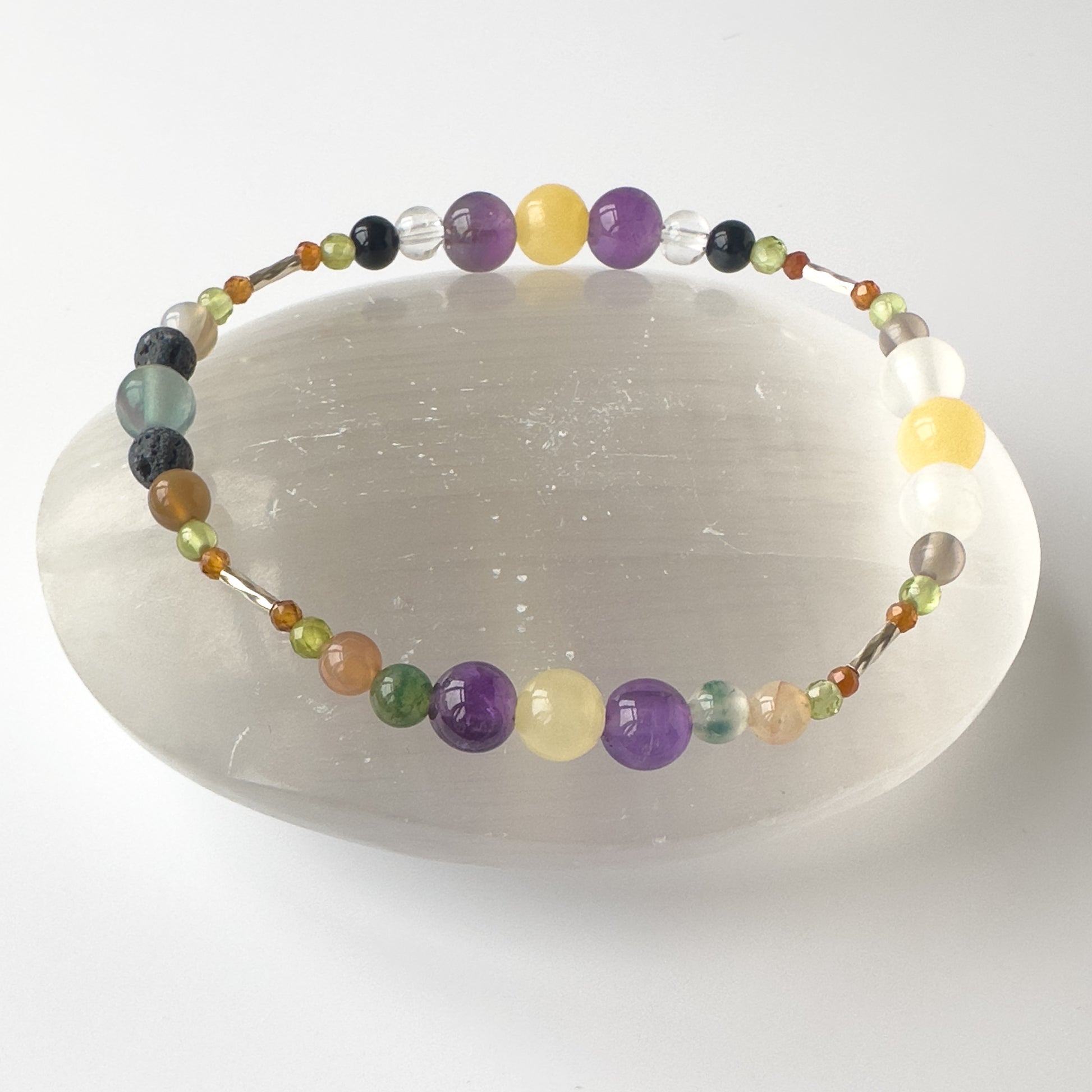 Capricorn Healing Crystal bracelet for Willpower