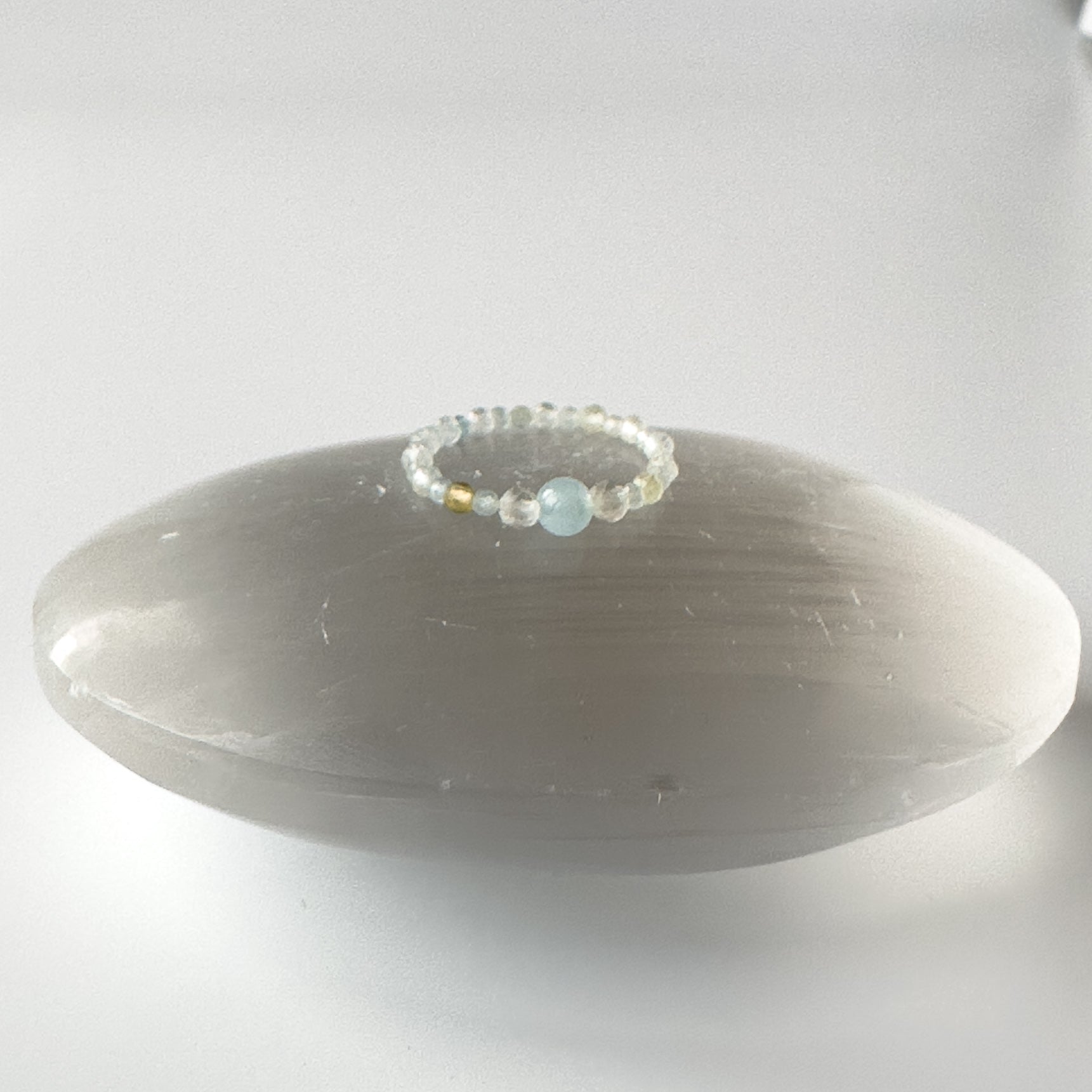 Courage Healing Crystal ring for Gemini, Aries, Libra or Scorpio