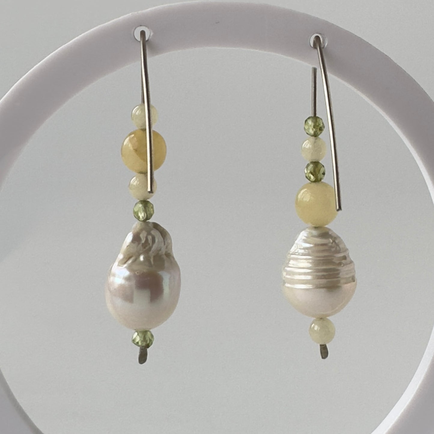 Healing Crystal & Sterling Silver Earrings for Confidence & Self-esteem