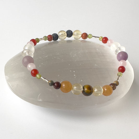 Libra Healing Crystal bracelet for Willpower