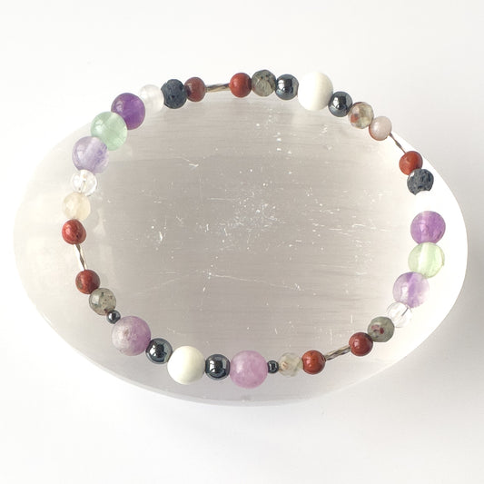 Pisces Healing Crystal bracelet for Confidence