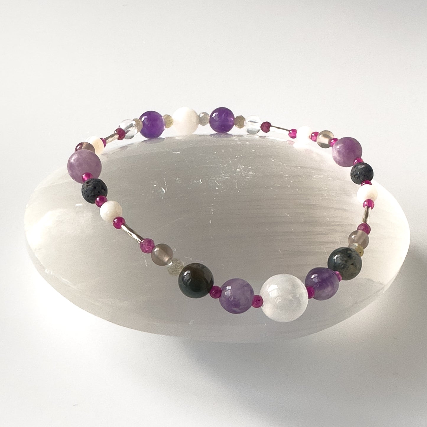 Pisces Healing Crystal bracelet for Grief & Loss support